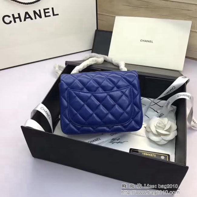 香奈兒CHANEL 升級版A1115進口小羊皮金銀鏈條單肩斜挎包 DSC1625